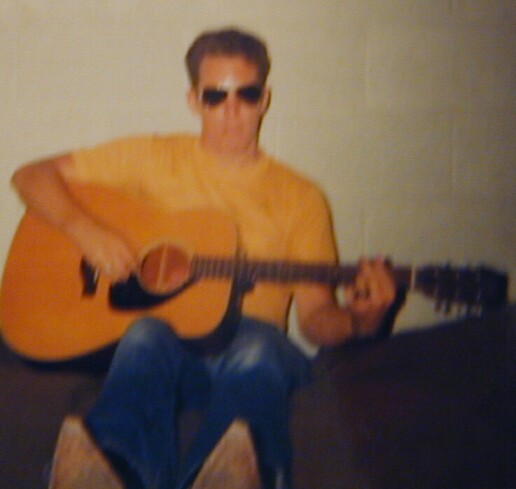 Cool guitarist; yep, it's me